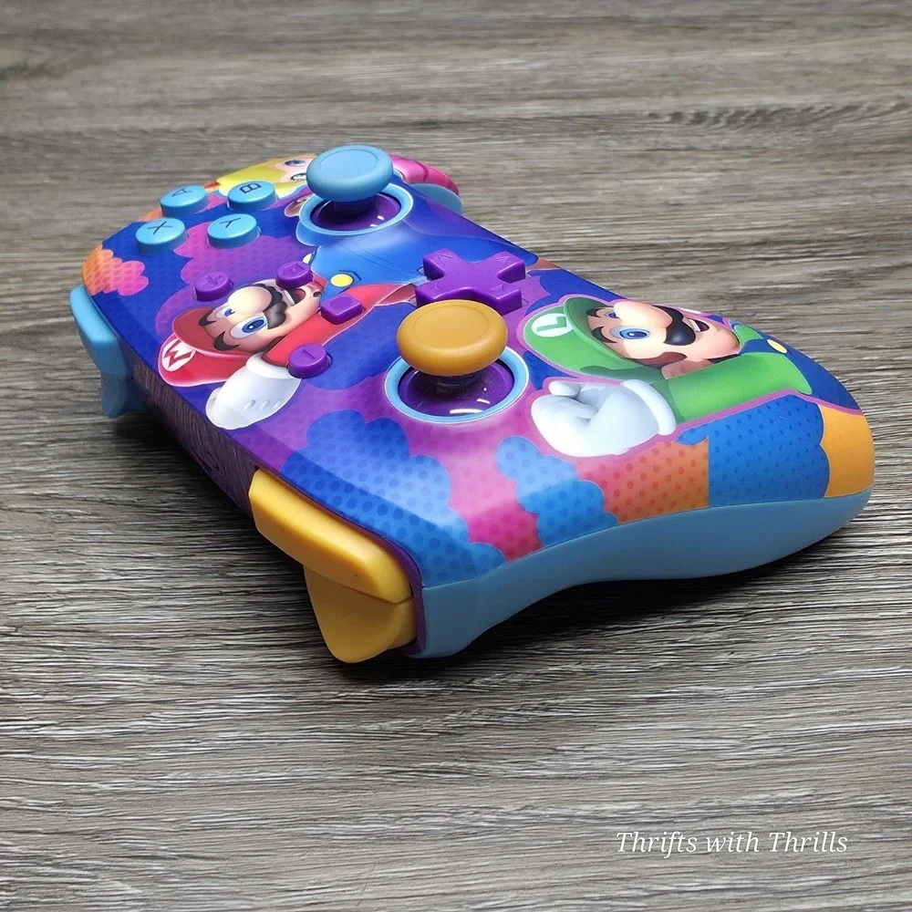 PowerA Enhanced Wireless Controller - Nintendo Switch 1 & 2 - Mario Color Splash